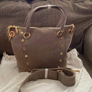 Hammitt Medium Daniel in grey natural suede